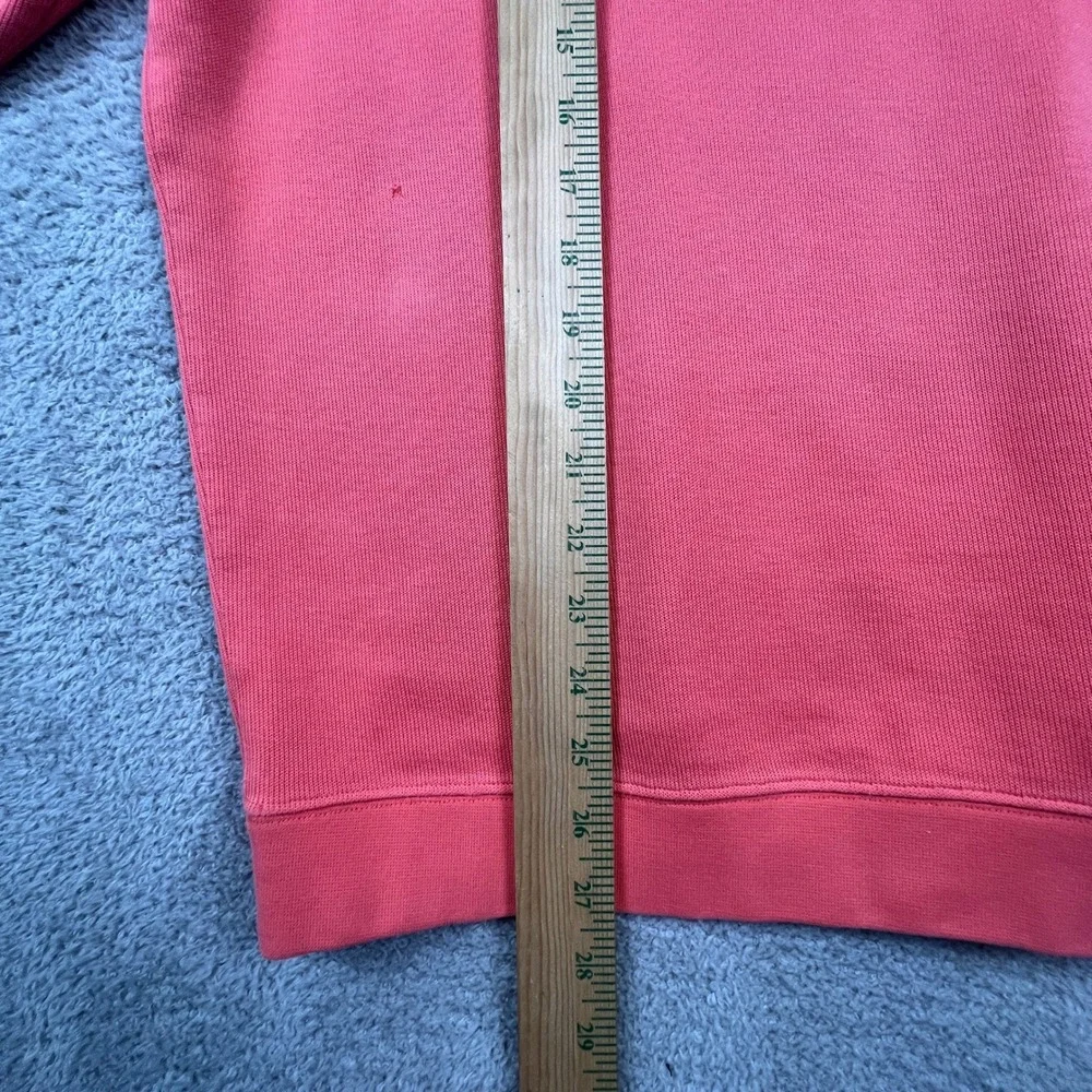 Cutter & Buck Quarter Zip Pullover Womens Large Coral Pima Cotton Ribbed Athlete